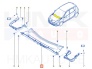 Windshield water box OEM Renault Scenic III