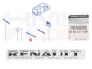 Embleem tagauksele "RENAULT" OEM Trafic III, Kangoo II, Alaskan